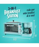 3-in-1 Retro Breakfast Station - , Modern Retro Style - 5-Cup Coffee Mak... - $202.99