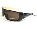 Harley-Davidson Sonnenbrille HDS 512 TO-1 Beige Braune Wrap Rahmen Shiel... - £51.99 GBP