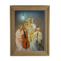 &quot;Our Special Time Ensemble&quot; (3 Clowns) By Anthony Sidoni Signed Oil to-
show ... - £6,540.93 GBP