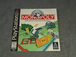 Monopoly Playstation 1 PS1 [Instruction Book Manual ONLY] - £4.82 GBP