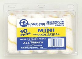 Premier 4&quot; Yellow Spiral Mini Roller Cover, 10 Pack, 84072 - €19,54 EUR