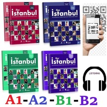 New istanbul A1-A2-B1-B2 Turkish Book For Beginner Foreigners + Online Q... - £84.28 GBP