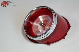 1965 Chevy Impala Back Up Tail Light Lamp Outer Chrome Trim Ring Center Bullet - £19.05 GBP