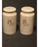 Vintage Teddy Bears Salt &amp; Pepper Shaker Set - Farmhouse Country Stuffed... - $8.11 CAD