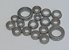 Team Associated RC10 Champ / RC10 Worlds / RC10GT Metal Sealed Ball Bearing Set - £10.93 GBP