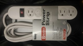 Power Strip 6 Grounded outlets 9&#39; Extension cord 1875-W Right Angle Plug... - £24.03 GBP