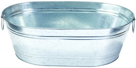 5.5 GL Little Giant Galvanized Oval Tub For Stock Feeding Watering and Farm Uses - £35.40 GBP