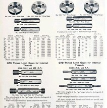 1922 N.T. Bushnell Thread Limit Gage Tool Advertisement Catalogue Hardwa... - $467.16 MXN