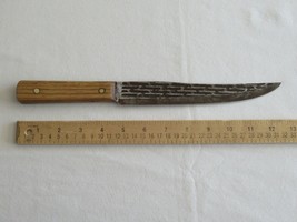 Vintage Forged Carbon Steel 8.1&quot; Blade Utility Carving Knife Full Tang T... - $28.49