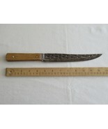 Vintage Forged Carbon Steel 8.1&quot; Blade Utility Carving Knife Full Tang T... - $29.99