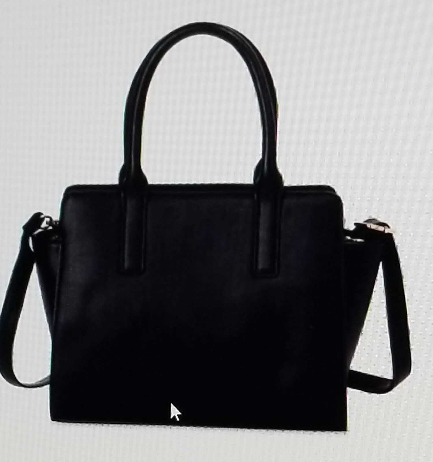 Time and Tru Faux Leather Satchel with Removable Pouch (LOC TUB GI) Item image 2