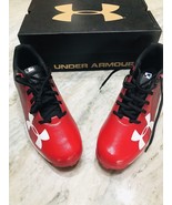 ShipN24Hours. New-UA Leadoff Low RM. Authentic Collection. Black/Scarlet... - £116.84 GBP