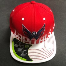 Washington Capitals Red White Eagle Hat Cap Adjustable Snapback Brim S/M - £31.37 GBP