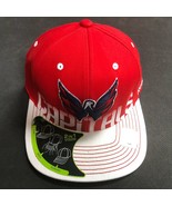 Washington Capitals Red White Eagle Hat Cap Adjustable Snapback Brim S/M - $39.99