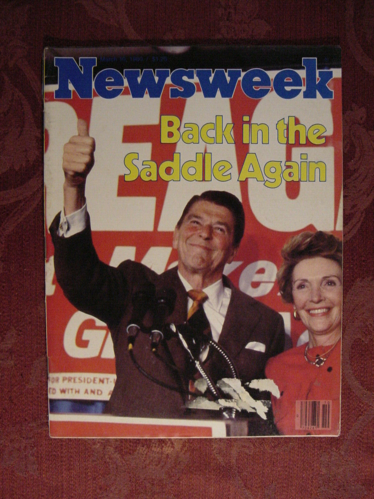 Primary image for NEWSWEEK magazine March 10 1980 Ronald Reagan Iran Sexual Harassment Inflation