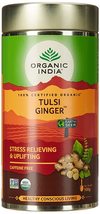 Organic India Tulsi Ginger 100 GM Tin,Pack of 3,Strengthens the immune system - £29.02 GBP