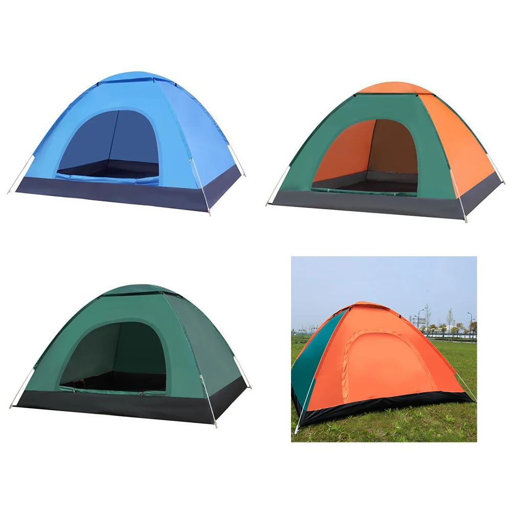 2-Person Camping Tent Folding Automatic Tent Waterproof  Hiking Fishing Ent For - £34.17 GBP