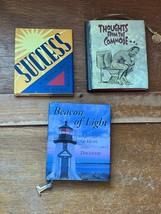 Lot Of 3 Miniature Mini Success Thoughts From The Commode Beacon Of Light Hardco - £9.58 GBP