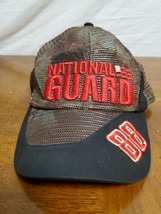 DALE EARNHARDT JR National Guard Brim #88 Camo Mesh NASCAR Hat 2008 Hend... - $6.76