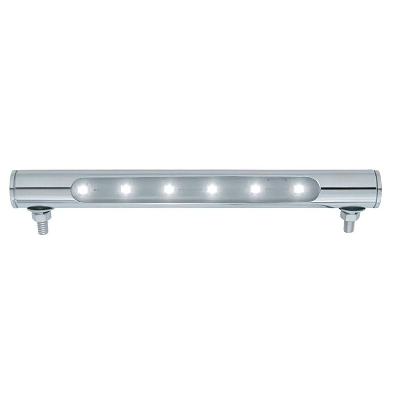 8&quot; White 6-LED Stainless Steel License Plate Light 12V Car Truck RV Trai... - $39.95