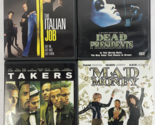 Bank Heist DVD movie lot 4 MAD MONEY, TAKERS, Dead Presidents, The Itali... - $15.99