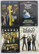 Bank Heist Dvd Movie Lot 4 Mad Money, Takers, Dead Presidents, The Italian Job - £12.50 GBP