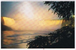 Ontario Postcard Niagara Falls Illuminated View  - $2.05