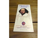 Vintage 1982 Season Stratford Festival 30th Anniversary Brochure - £50.09 GBP