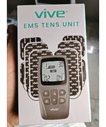Vive EMS TENS Unit - Muscle And Nerve Relaxation - RHB2026GRY Free Shipp... - $39.99