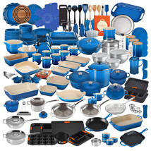 Le Creuset Cookware Cast Iron Pots And Pans Dinnerware Ultimate Set 170 Pieces! - $6,999.99