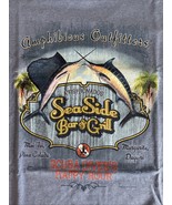 Amphibious Outfitters Men's T-Shirt XXL Seaside Bar &amp; Grill Happy Hour S... - $28.49