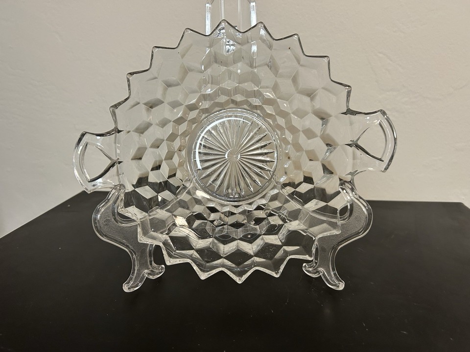 Handled Bowl American Clear by Fostoria 10 3/4&#39;&#39; - $31.67