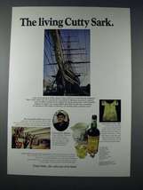 1971 Cutty Sark Scotch Ad - The Living Cutty Sark - $18.49