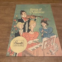 Grants Songs Of Christmas 1963 Christmas Sheet Music VTG  - £13.72 GBP