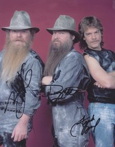 Signed 3X ZZ TOP Autographed Photo Billy Gibbons Dusty Hill Frank Beard with COA - £135.64 GBP