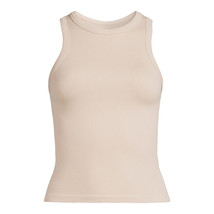 No Boundaries Juniors Seamless High Neck Tank Top, Nude Size L(11-13) - $12.86