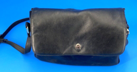 Vintage Etienne Aigner Black Leather Handbag Crossbody Excellent Condition - £10.20 GBP