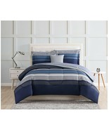 Style 212 Carlyle 8-pc  Blue Twin Comforter Set T4101672 - £31.64 GBP