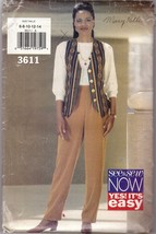 See And Sew Sewing Pattern 3611 Misses Womens Vest Top Pants 6 8 10 12 14 New - £7.98 GBP