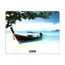 Fellowes Square Brite Mat Mouse Pad - Beach Shore  - £11.84 GBP