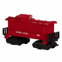 2019 Hallmark Lionel Train 1007 Caboose Red Metal Ornament New - £12.78 GBP