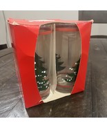 Vtg Waechtersbach Christmas Tree Tall Cooler Glasses 15 Oz Tumbler Barware - $728.75 MXN