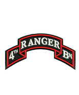 US 4th Ranger Battalion BN Scroll and optional Ranger Tab EMBROIDERED Po... - $569.27 MXN+