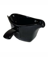 Frankoma Black Sauceboat Pottery Double Spout Gravy Boat Handled Pitcher... - $24.94