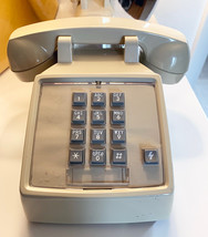 Vintage Tan Premier Model 2500 Telecom Desk Phone Model Touch Tone Push ... - $19.00