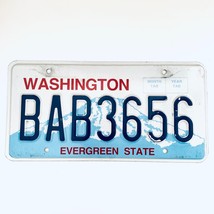  United States Washington Evergreen State Passenger License Plate BAB3656 - $14.85 CAD