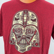 Disney Star Wars Darth Vader Dark Side XL Sugar Skull T Shirt Tiki Mandolin - £23.59 GBP