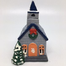 Christmas Ceramic Pacific Rim Lighted Church  - £9.36 GBP