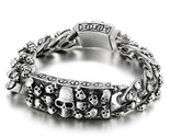 Lief pattern darkness jewelry shiny design fashion retro punk style metal bracelet thumb155 crop