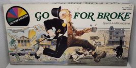 1985 Vintage Go For Broke Spend A Million Board Game -Complete- Set Made... - $339.23 MXN